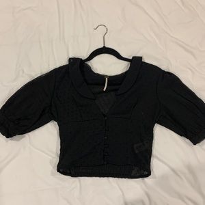 Free People Size Extra Small Crop Top Blouse